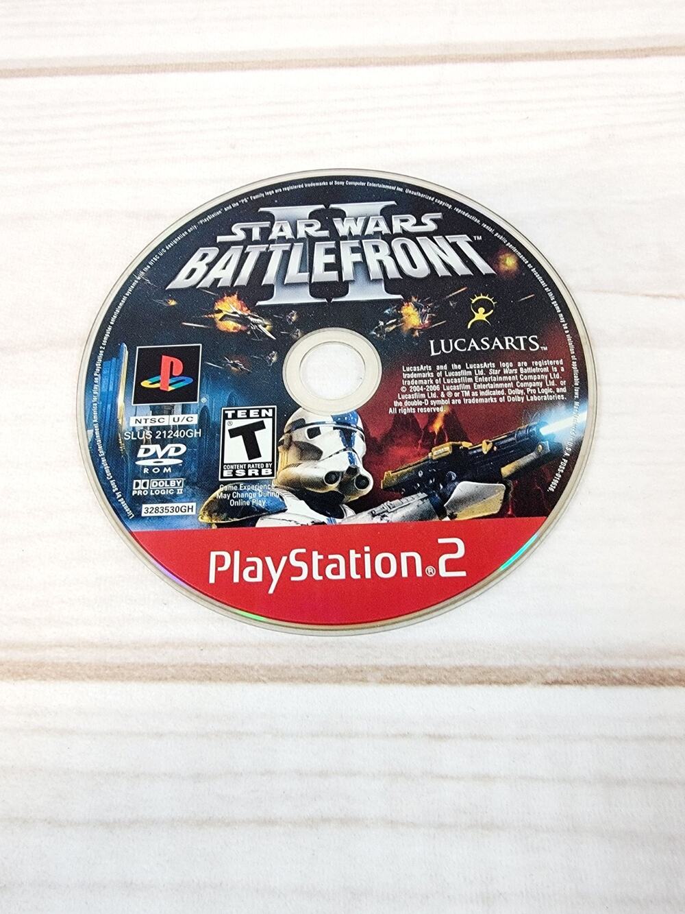 Star Wars Battlefront 2 - PlayStation 2 PS2 - Disc Only - Tested & Working
